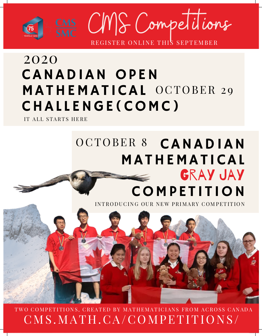 Canadian Mathematics Society Competition Flyer
